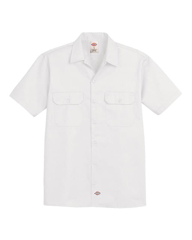 Short Sleeve Work Shirt - Long Sizes
