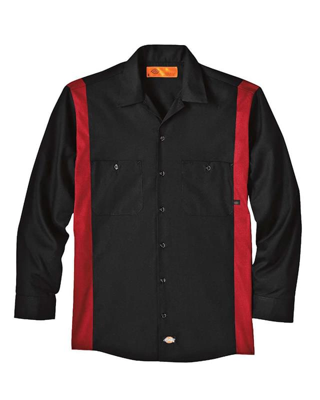 Industrial Colorblocked Long Sleeve Shirt