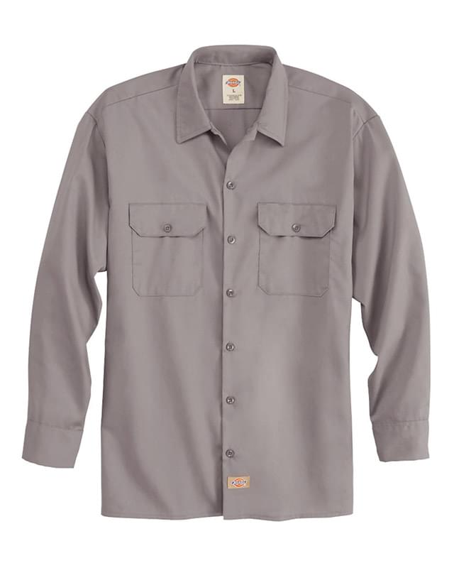 Long Sleeve Work Shirt - Long Sizes