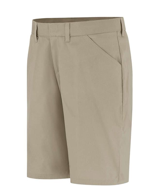 Women's Flat Front Shorts - Plus