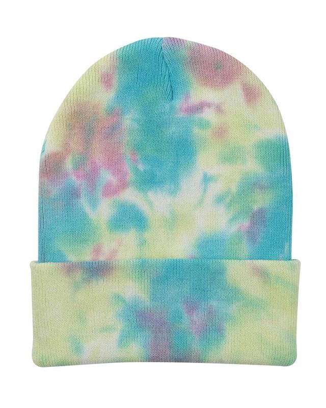 12" Tie-Dyed Knit