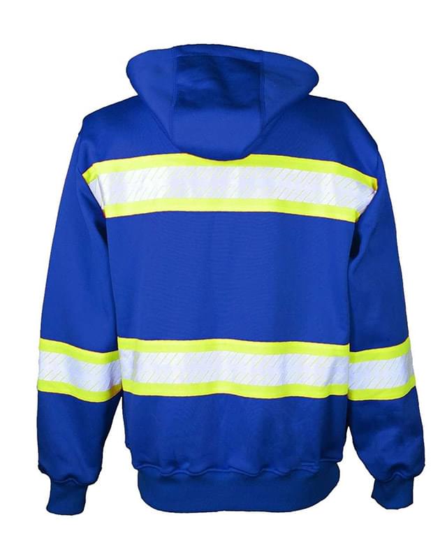 Enhanced Visibility Heavyweight Hooded Full-Zip Sweatshirt