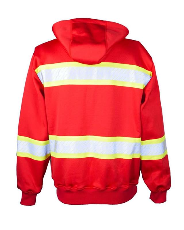 Enhanced Visibility Heavyweight Hooded Full-Zip Sweatshirt