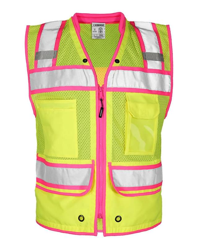 Color Contrast High Performance Surveyors Vest
