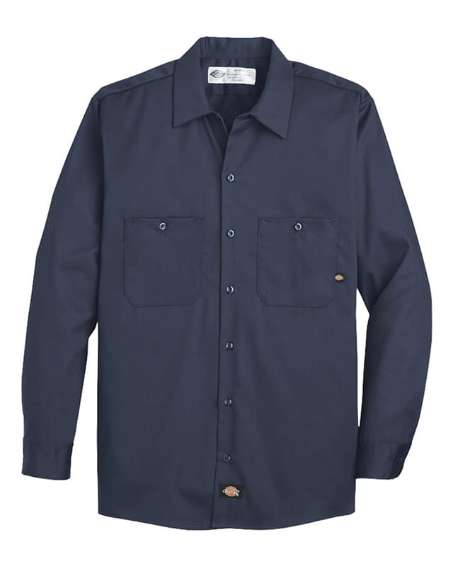 Industrial Cotton Long Sleeve Work Shirt