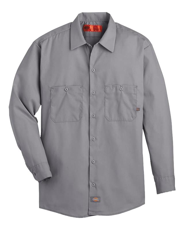 Industrial Long Sleeve Work Shirt - Long Sizes