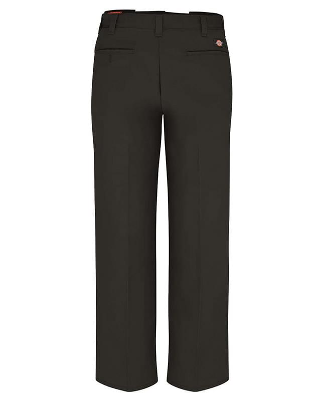 Industrial Flat Front Comfort Waist Pants - Extended Sizes