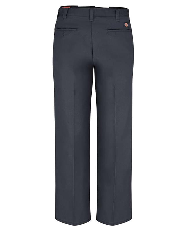 Industrial Flat Front Comfort Waist Pants - Extended Sizes