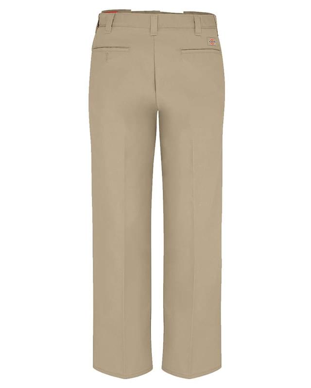 Industrial Flat Front Comfort Waist Pants - Odd Sizes