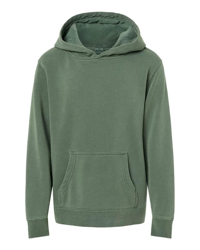 Youth Midweight Pigment-Dyed Hooded Sweatshirt