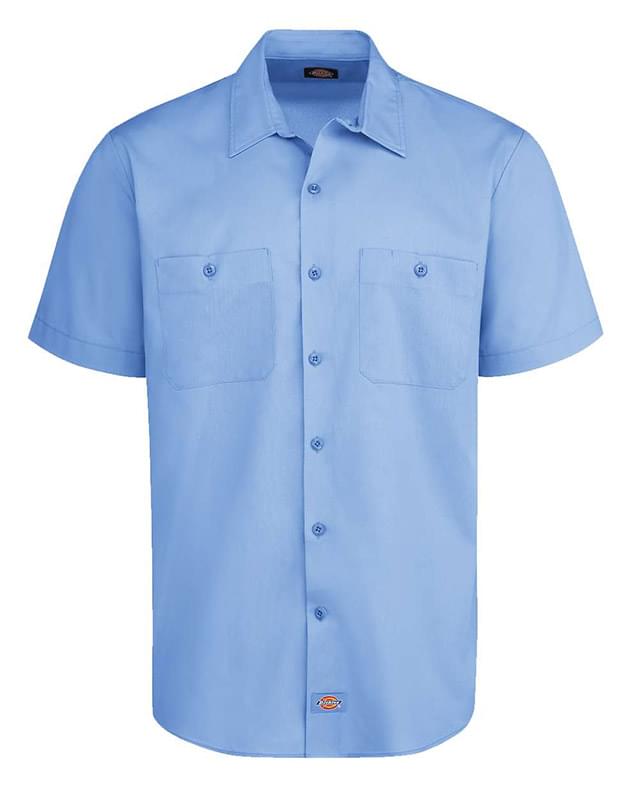 Industrial Worktech Ventilated Short Sleeve Work Shirt - Long Sizes