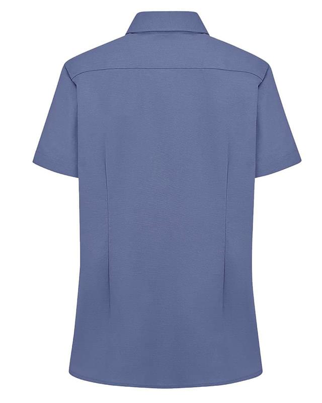 Women's Short Sleeve Stretch Oxford Shirt