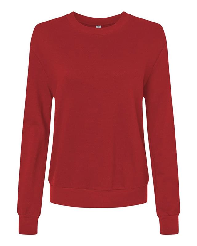 Women's Eco-Washed Terry Throwback Pullover