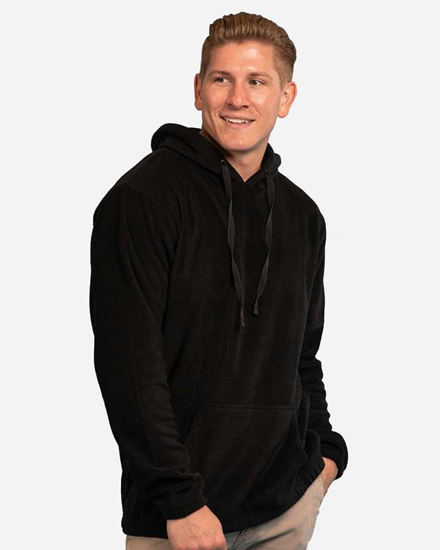 Men's Polar Fleece Hooded Pullover