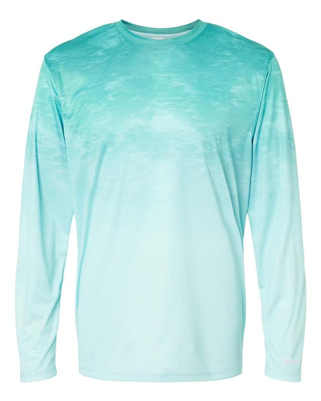 Montauk Oceanic Fade Performance Long Sleeve T-Shirt