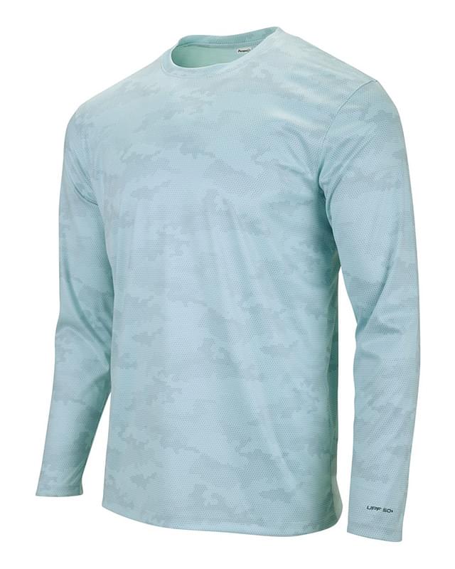 Pompano Performance Camo Long Sleeve T-Shirt