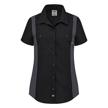 Women's Short Sleeve Industrial Colorblocked Shirt