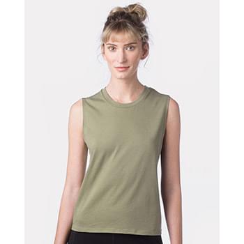 Women's Cotton Jersey Go-To Crop Muscle Tank