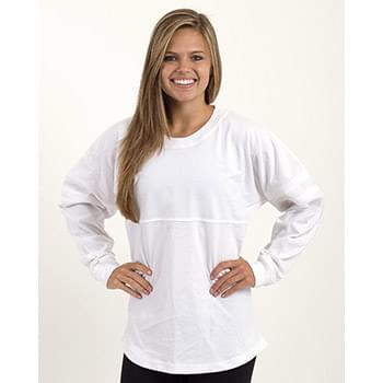 Women's Pom Pom Long Sleeve Jersey T-Shirt