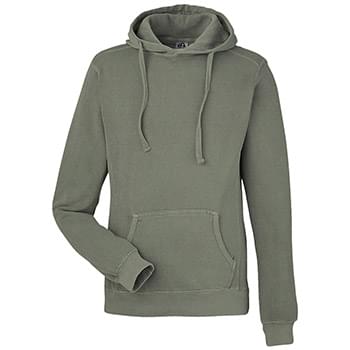 Pigment-Dyed Fleece Hooded Sweatshirt