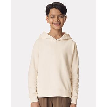 Garment-Dyed Youth Lightweight Fleece Hooded Sweatshirt