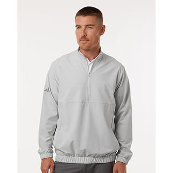 Woven Half-Zip Pullover
