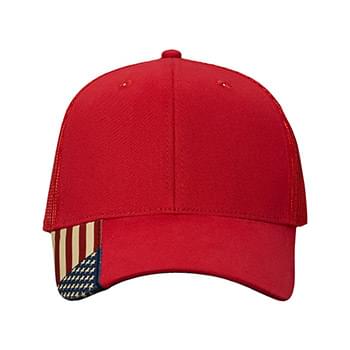 USA Flag Mesh Cap