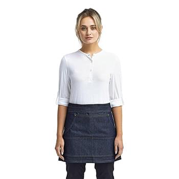 Four-Pocket Jeans Stitch Denim Waist Apron