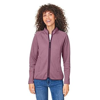 Women's Venture Heathered Stripe Full-Zip