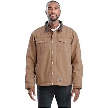 Tall Vintage Washed Sherpa-Lined Work Jacket