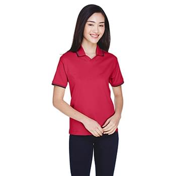 Women's Tipped Perfect Pima Interlock Polo