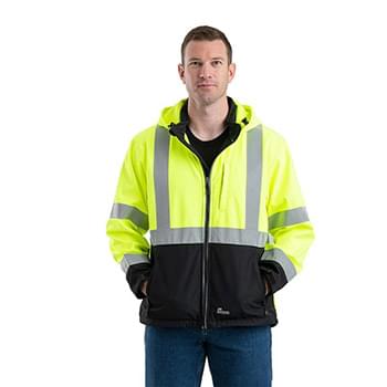 Hi-Vis Class 3 Hooded Soft Shell Jacket