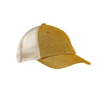 Washed Hemp Soft Mesh Trucker Cap