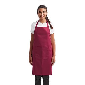 Recycled Bib Apron with Pocket
