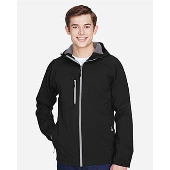 Men's Glacier Insulated Three-Layer Fleece Soft Shell Hood Jacket