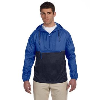 Unisex Packable Hooded Nylon Jacket
