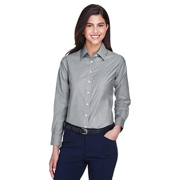 Women's Long Sleeve Oxford Dress Shirt