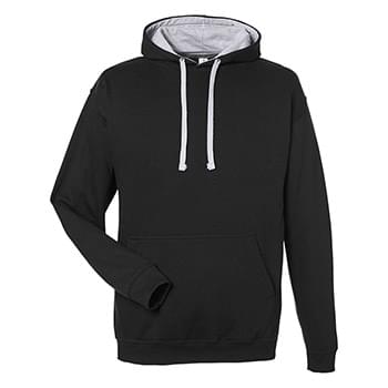 Midweight Varsity Contrast Hooded Sweatshirt