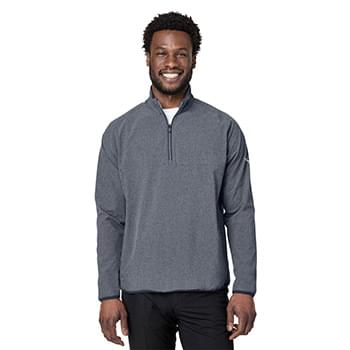 Coastal Woven Quarter-Zip Pullover