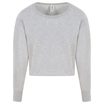 Women's Cropped Pullover Sweatshirt