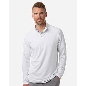 Men's Textured Stripe Quarter-Zip Pullover