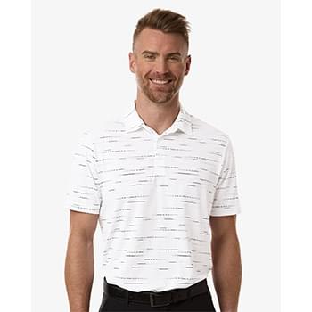 Men's Ultimate365 Mesh Glimmer Print Polo