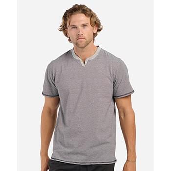 Striped V-Notch T-Shirt