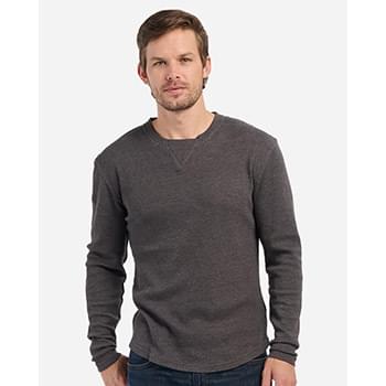 Waffle Knit Long Sleeve T-Shirt
