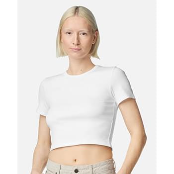 Women's Baby Rib Cropped Tee