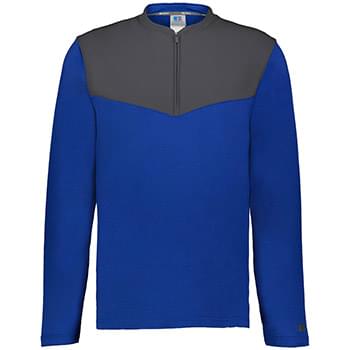 Unisex Sideline Grid Fleece Quarter-Zip Pullover