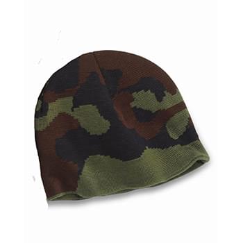 USA-Made Camouflage Knit Beanie