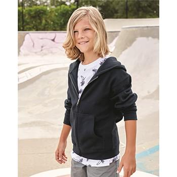 Independent Trading Co.® Custom Youth Midweight Full-Zip Hooded Sweatshirt