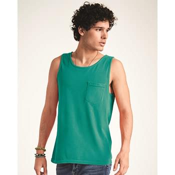 Garment Dyed Tank with a Pocket