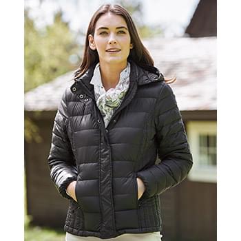 32 Degrees Women's Hooded Packable Down Jacket